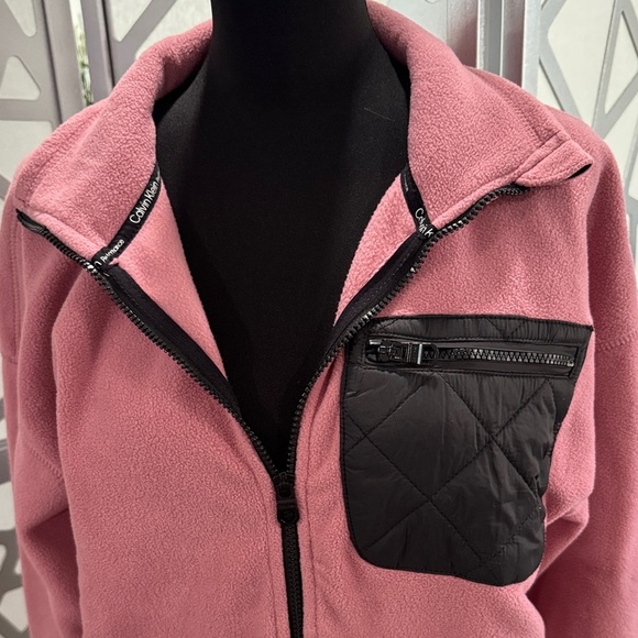 Calvin Klein Performance Rose and Ebony Cowl Sweater - Picture 3 of 9